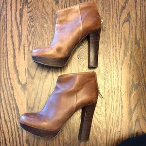 Aldo Tan Ankle Heeled Boots